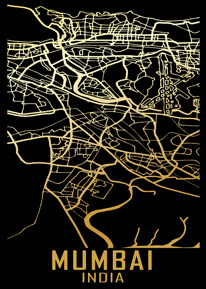 Mumbai India City Map