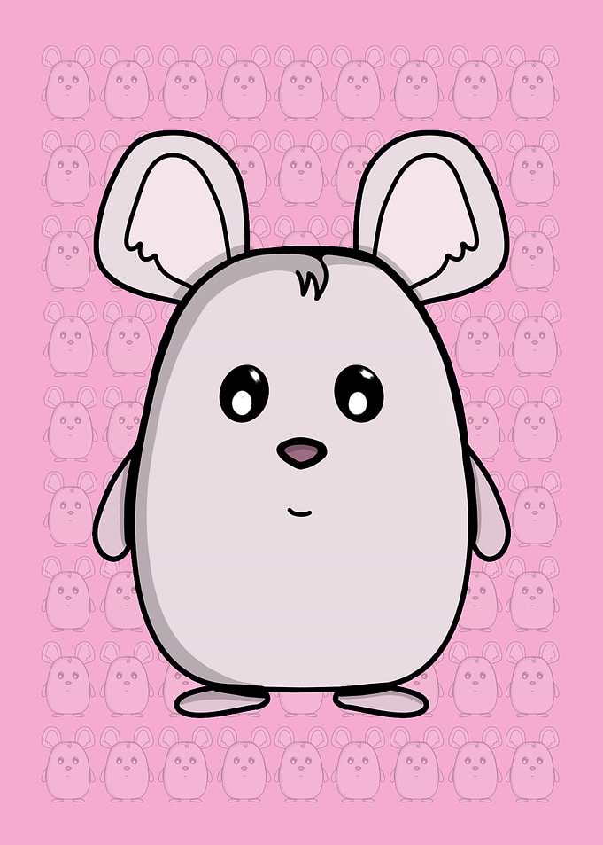 A cute little mouse