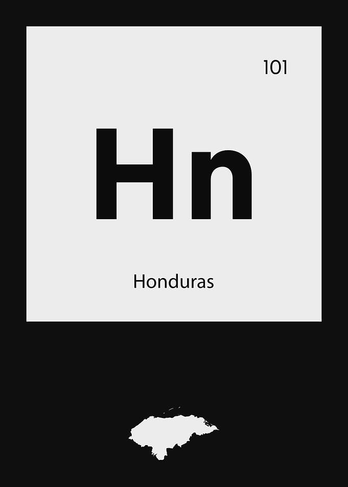 Honduras Country Map