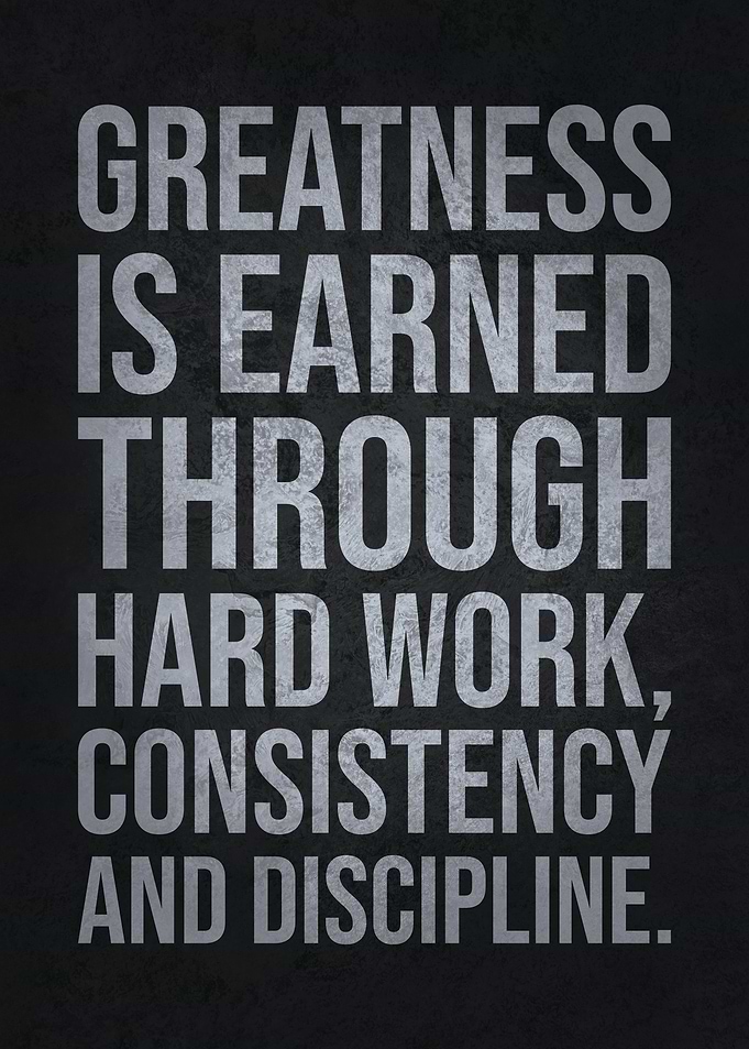 Greatness and Discipline
