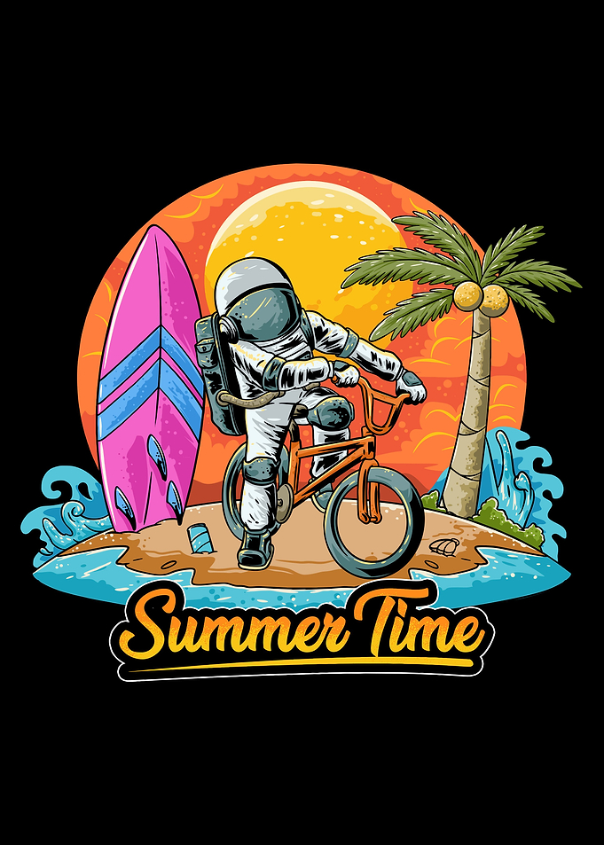 astronaut summer bmx bike