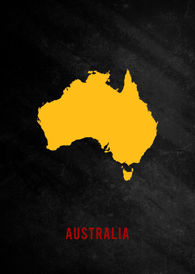 australia map