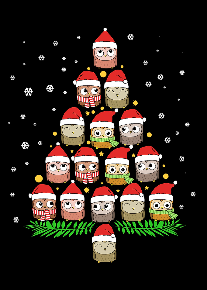 Christmas Tree Owl Gift