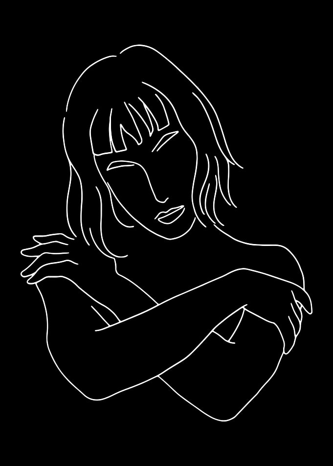 One Line Art Woman