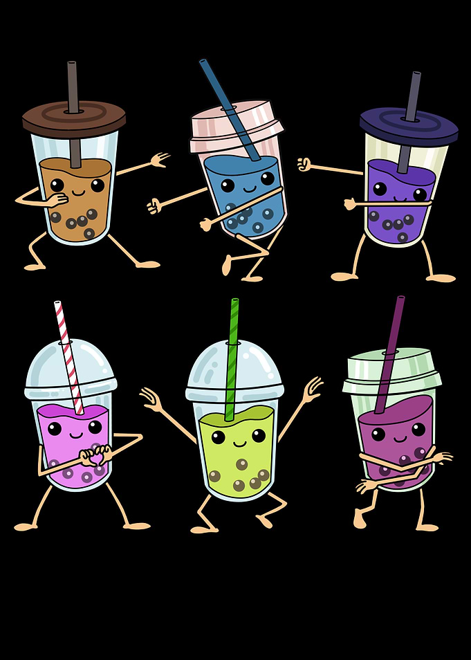 Funny Bubble Tea Gift Kids