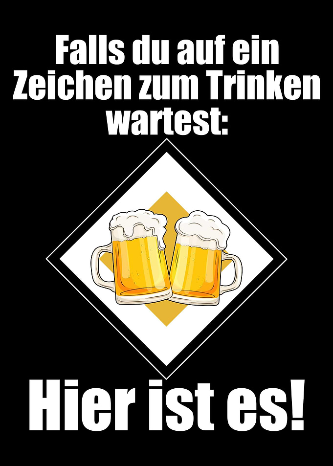 Zeichen Zum Trinken Party
