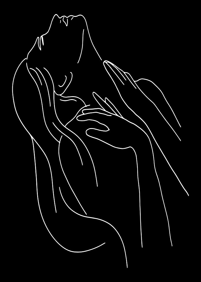 One Line Art Woman