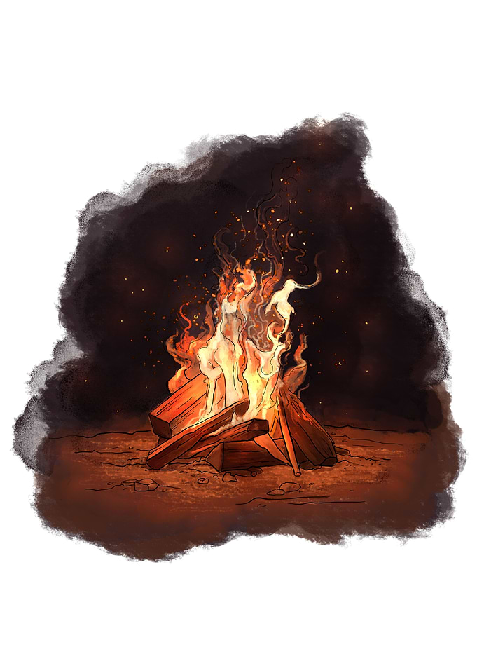 Burning June