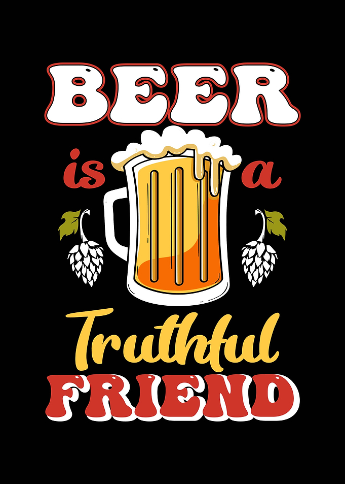 vintage beer poster