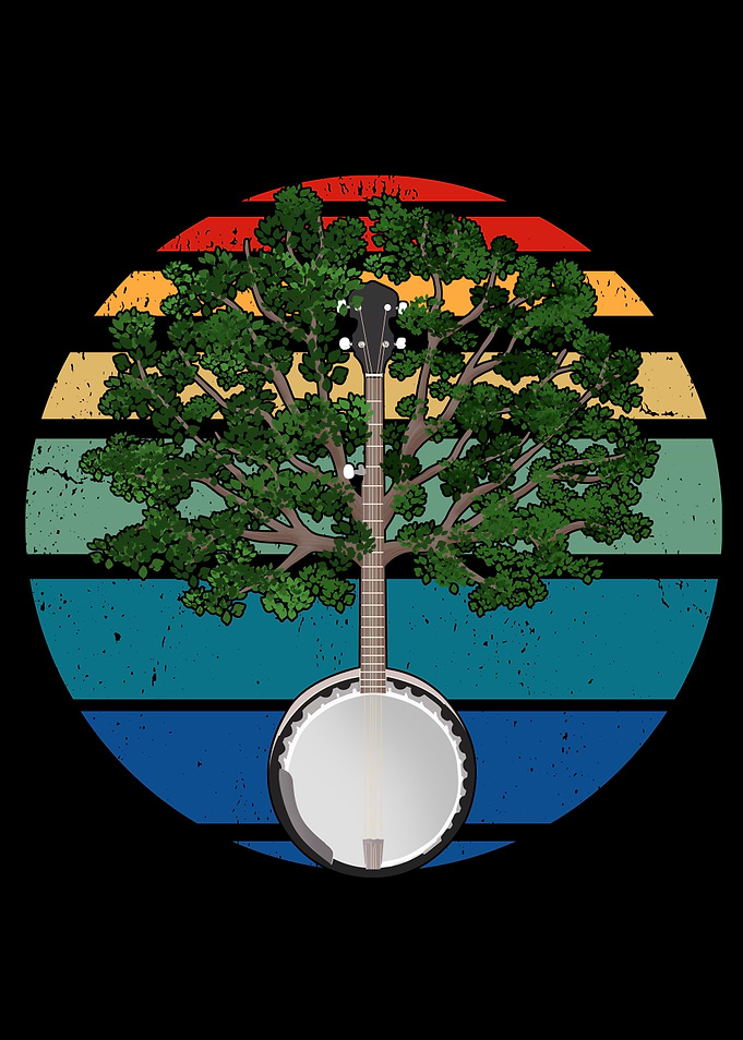 Country Music Gift Banjo