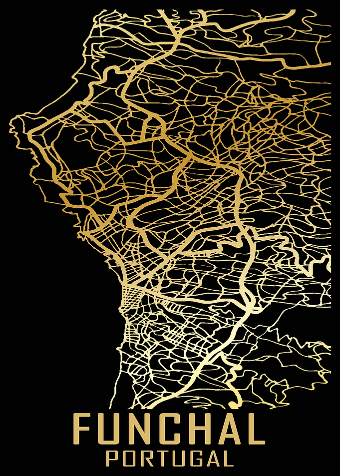 Funchal Portugal City Map