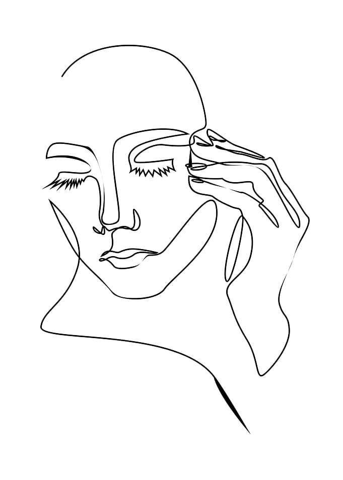 one line art