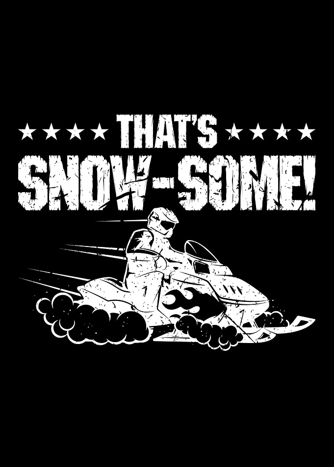 Snowmobile Motor Sled Gift