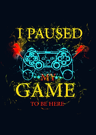 i paused my game to be her
