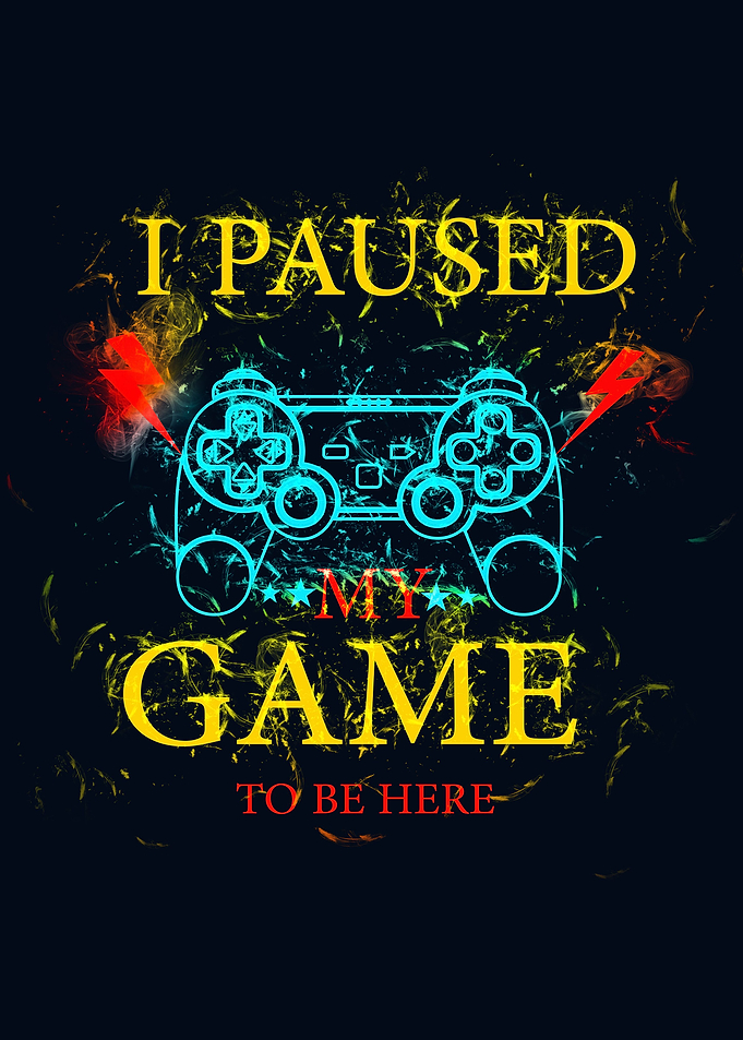 i paused my game to be her