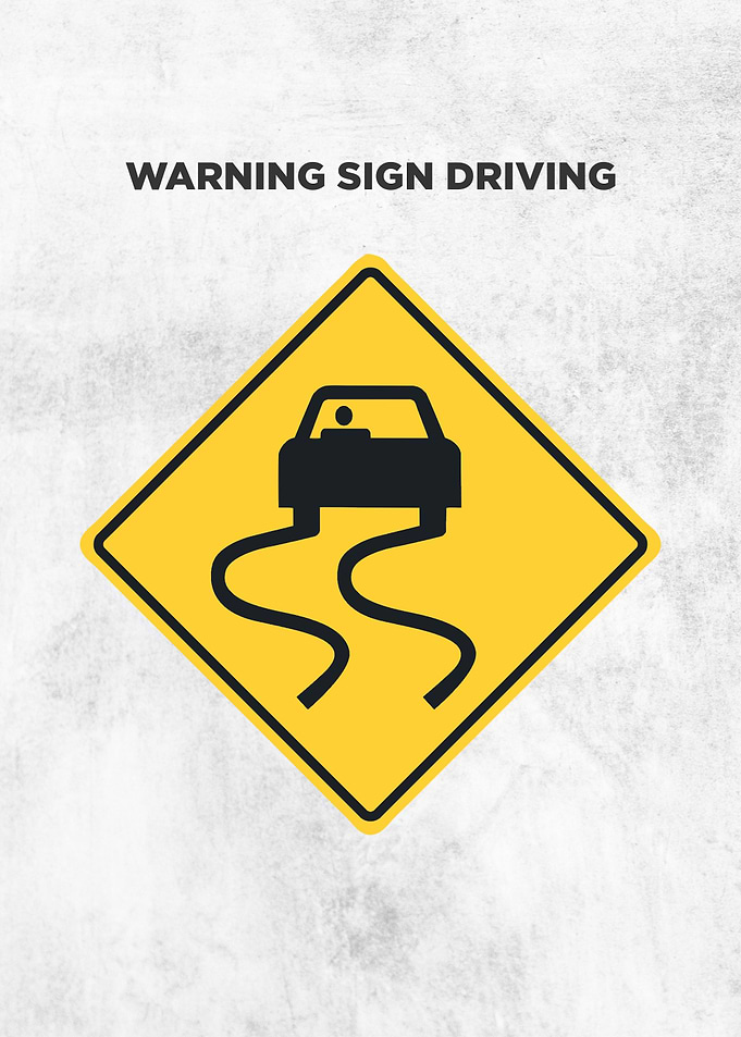 Warning Sign Driving