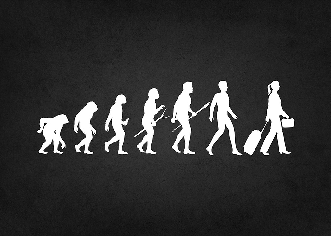 evolution of traveling