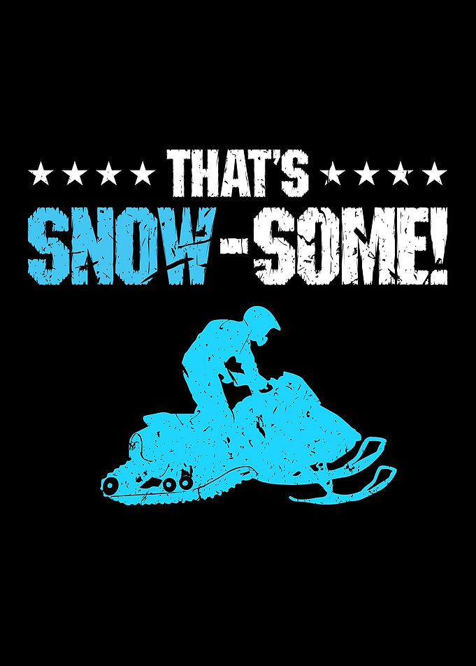 Snowmobile Riding Snow