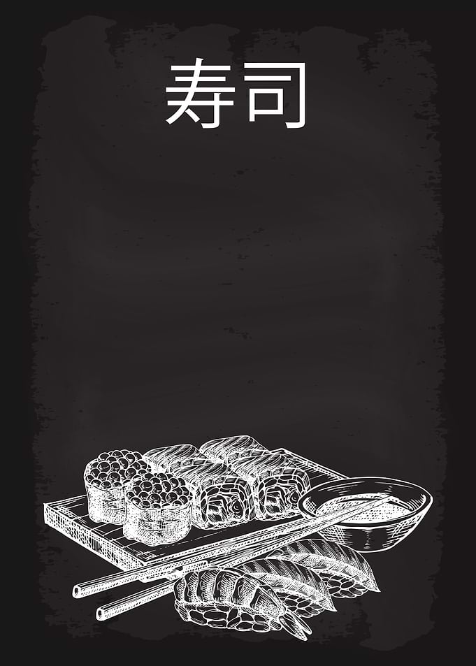 Japanese Sushi Bar Menu
