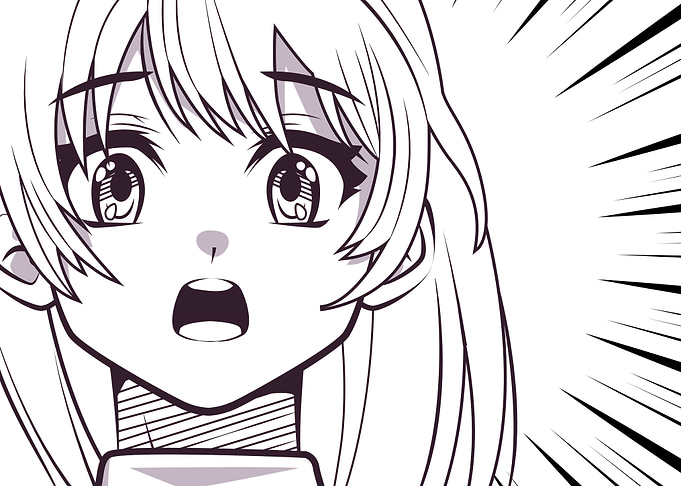 Scared Anime Girl