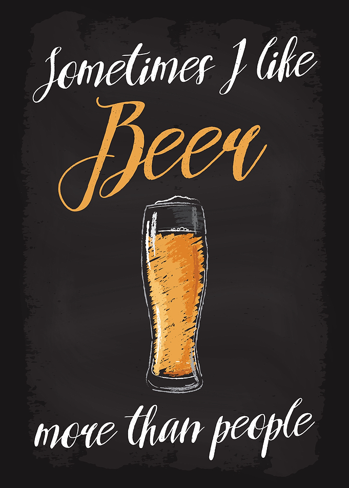 I like Beer than people