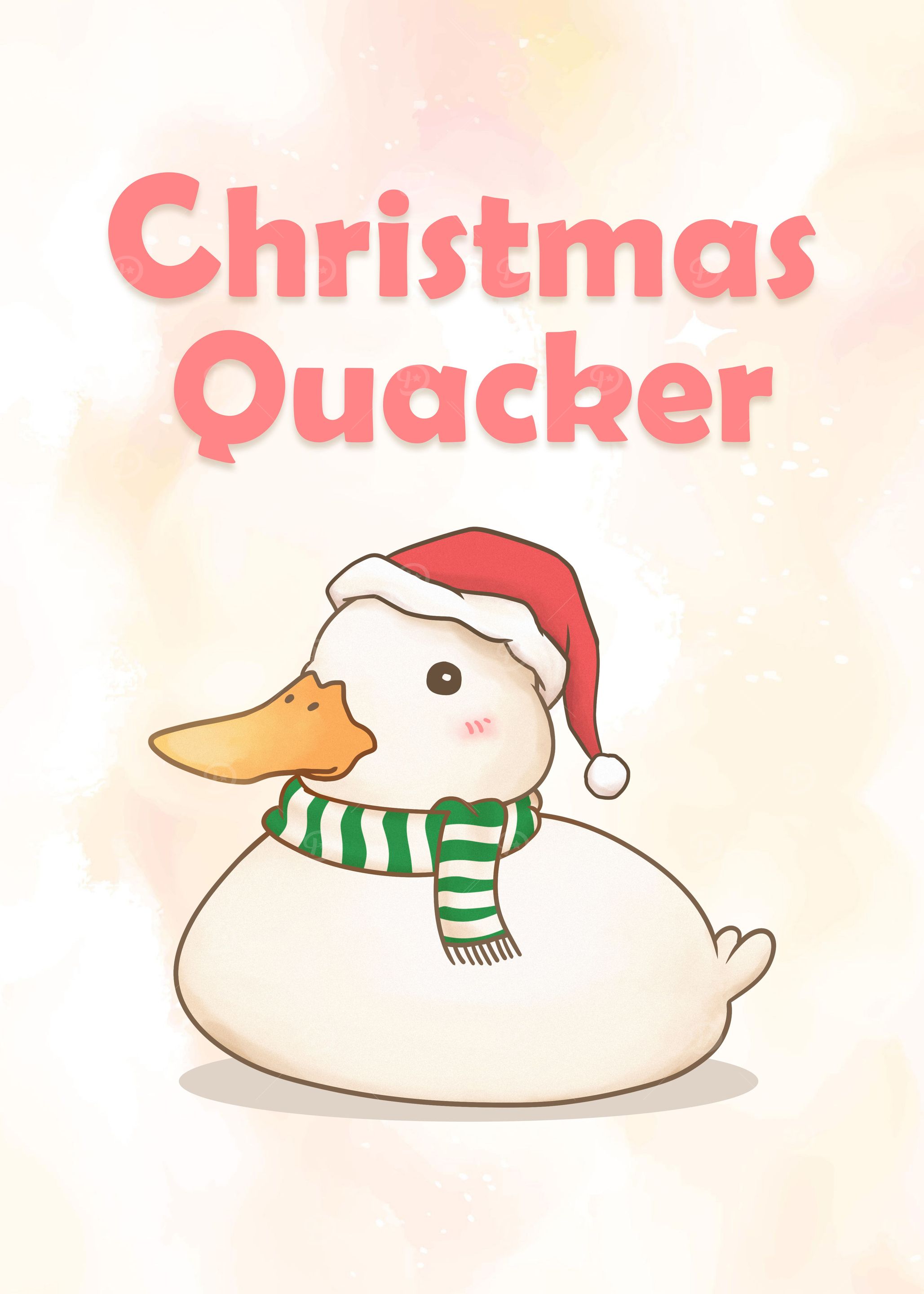 Christmas Quacker Duck