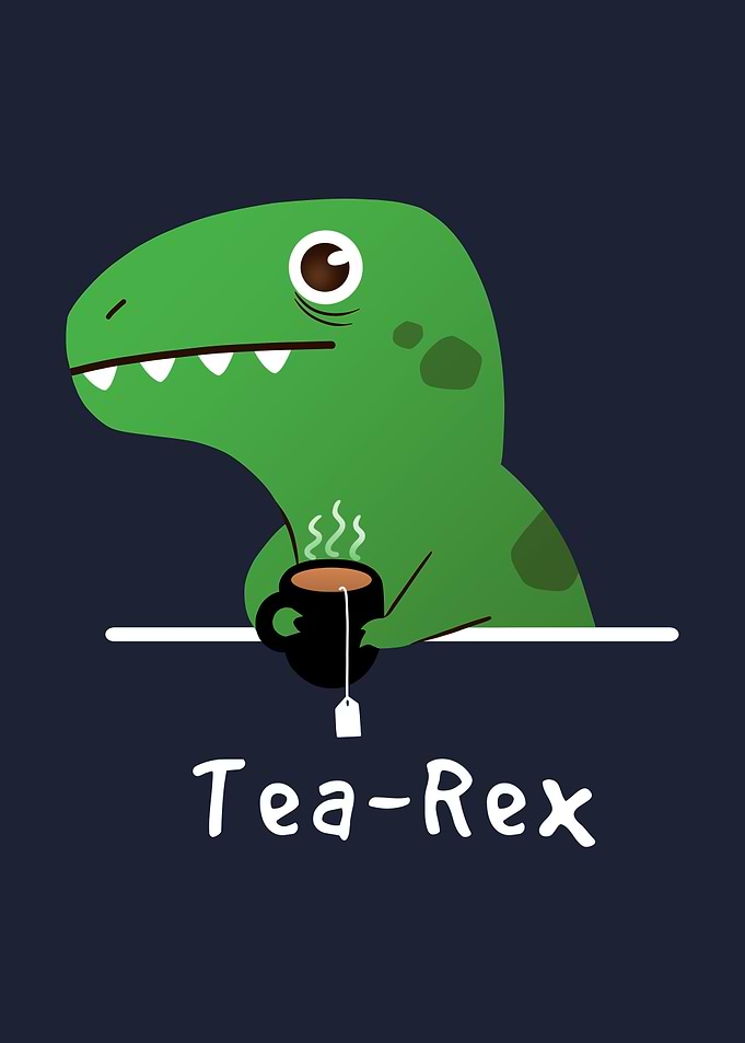 Tea Rex Dinosaur