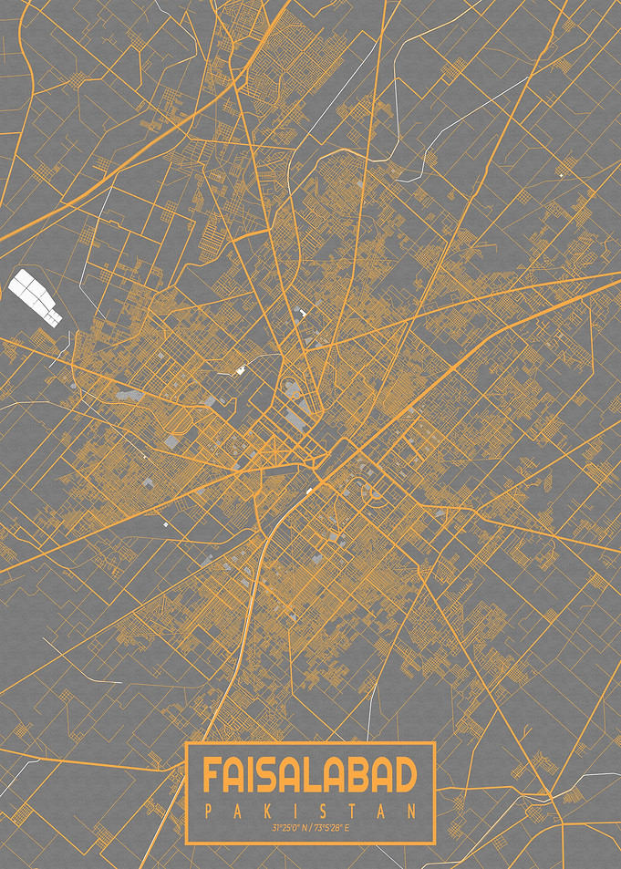 Faisalabad Map Bauhaus