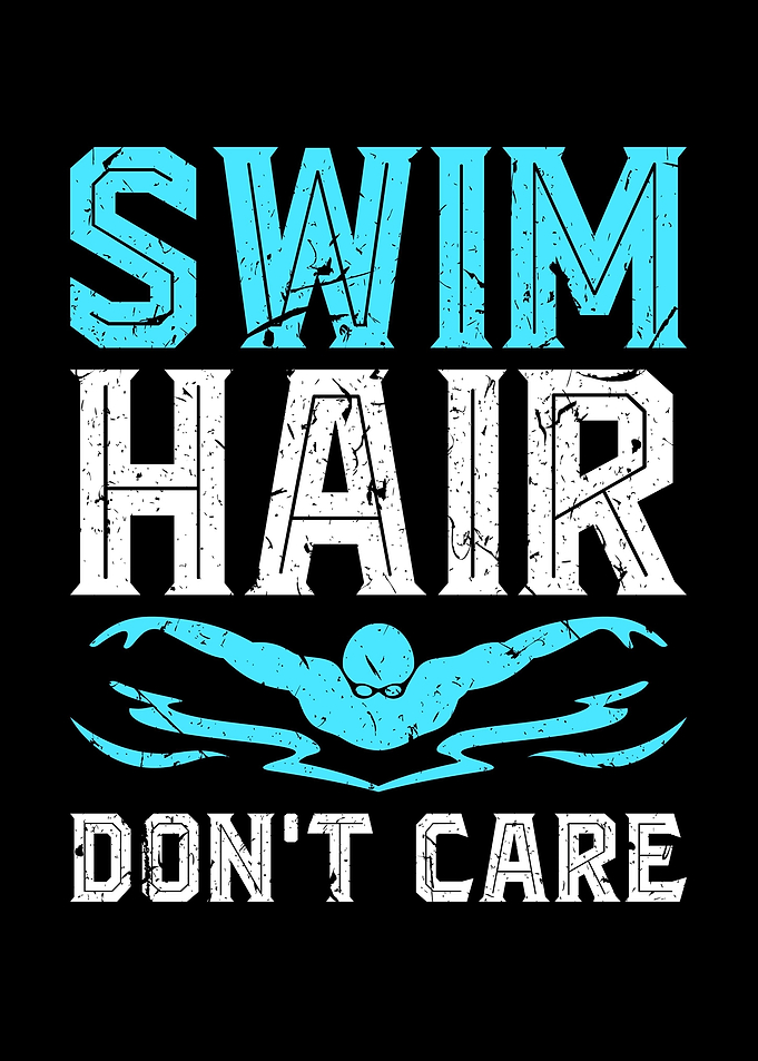 Swimming Lover Swim Hair
