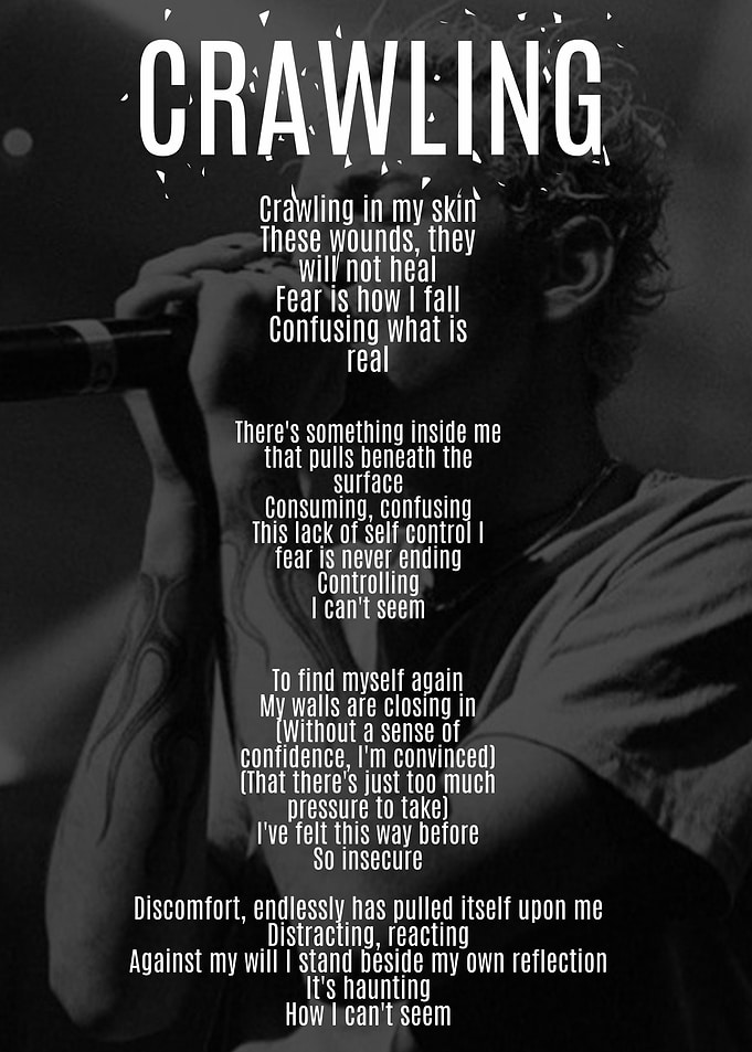 song lyric from crawling