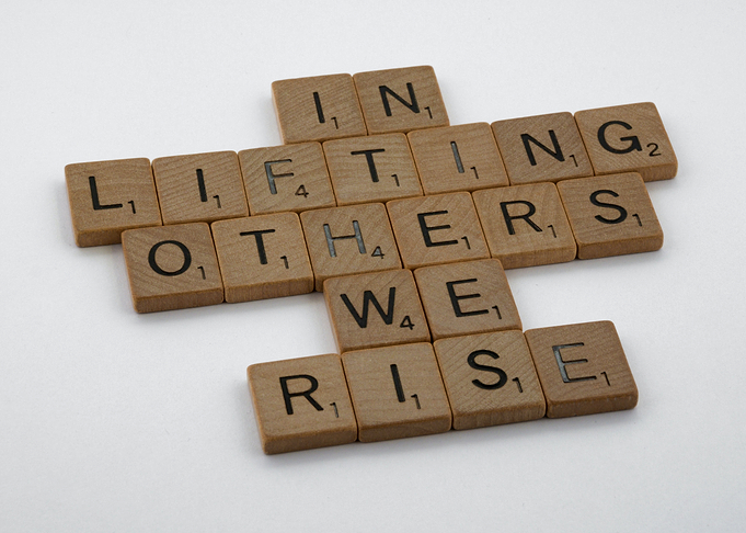 Lifting others we rise