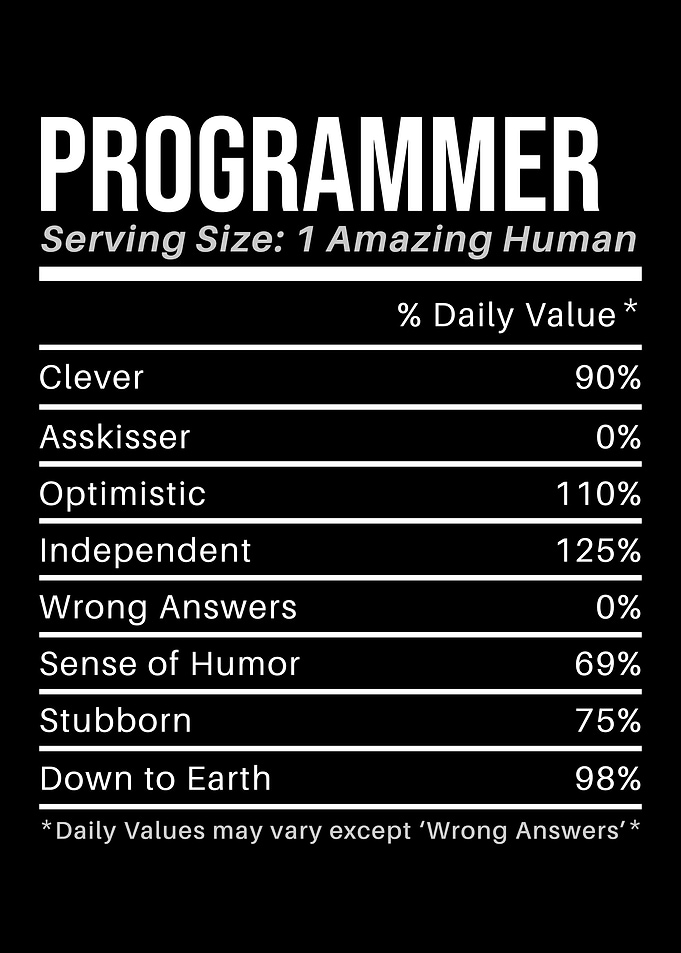 Programmer Nutritional