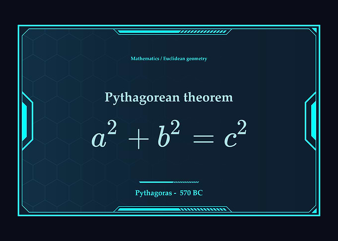 The Pythagorean theorem