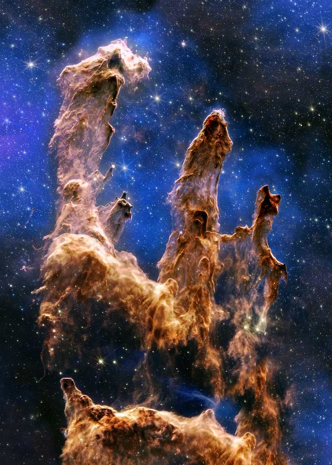 Pillars of Creation JWST