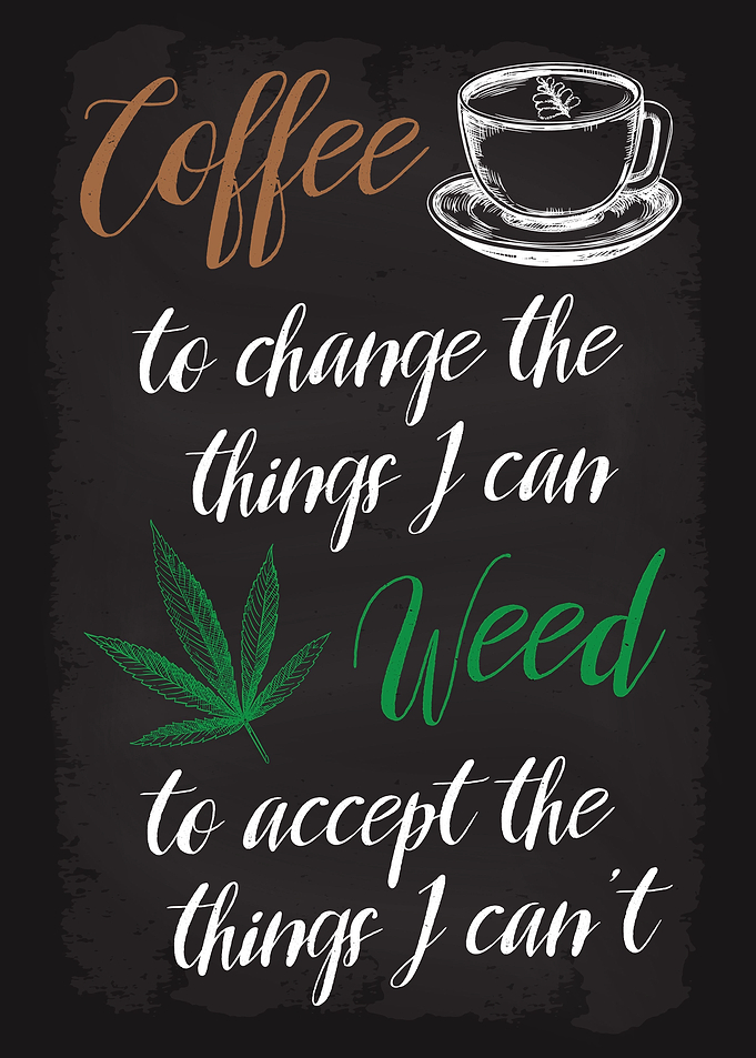 Coffee Weed Cannabis THC