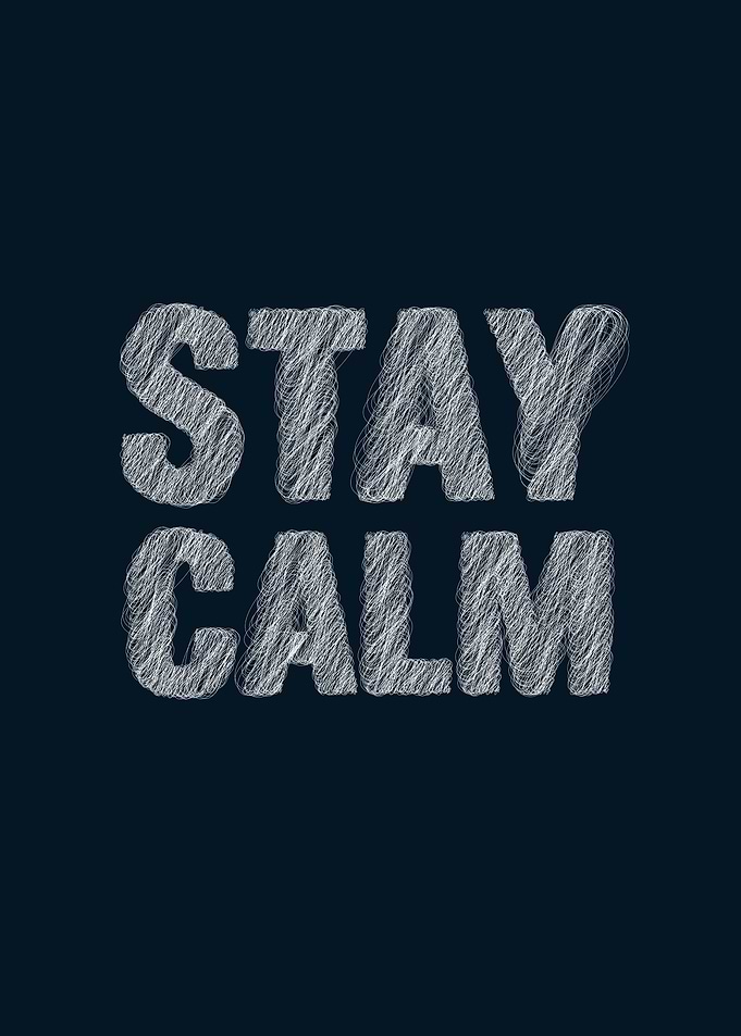 Scribble Art Stay Calm