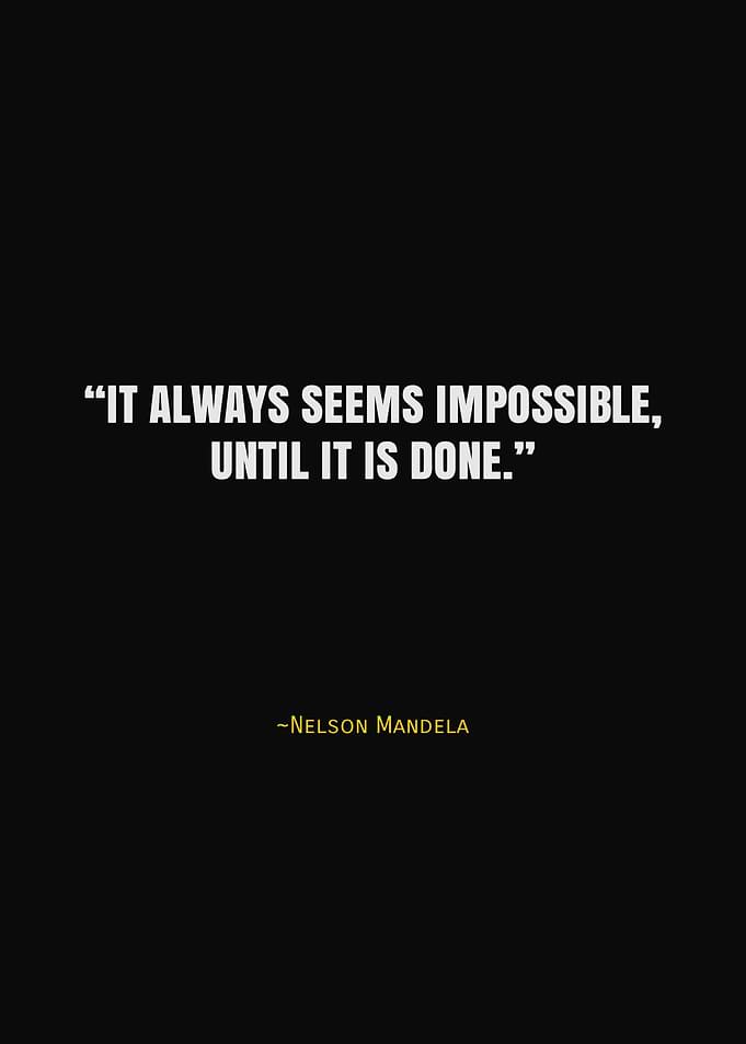 Nelson Mandela quote