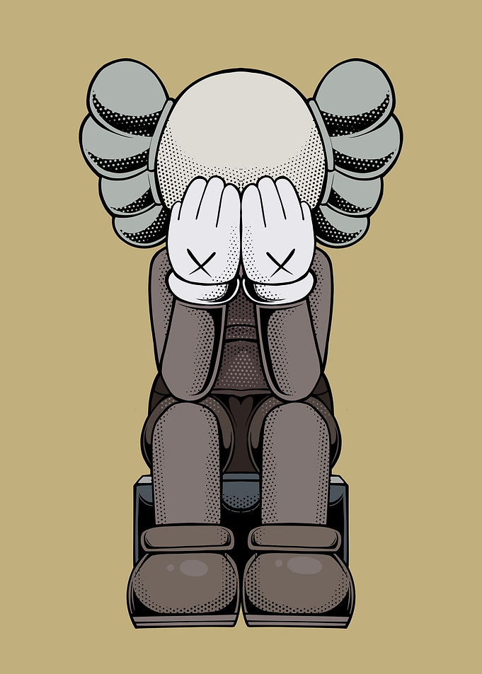 kaws posters