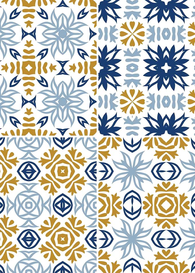Mediterranean Blue Tile 13