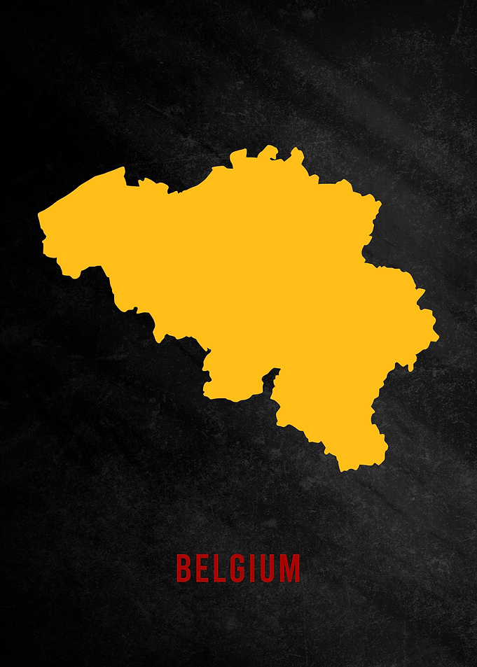 Belgium map