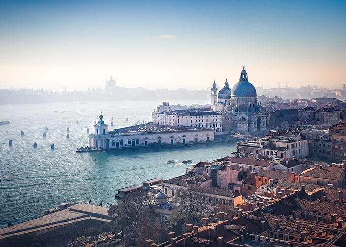 Views of old Venice Italy