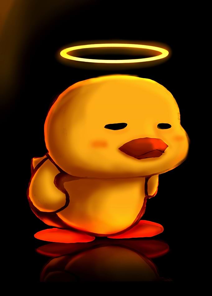 bored duck