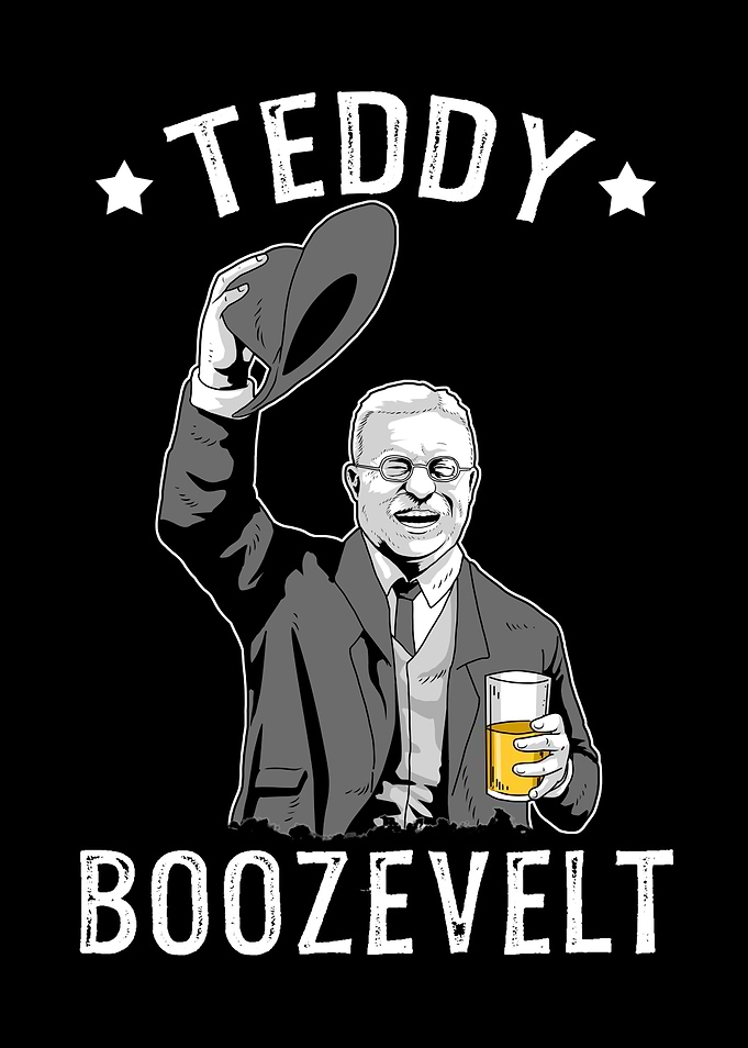 Teddy Roosevelt Drinking