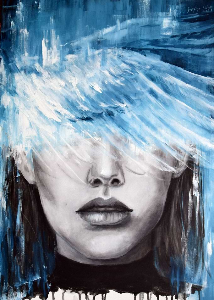 Abstract Angel painting