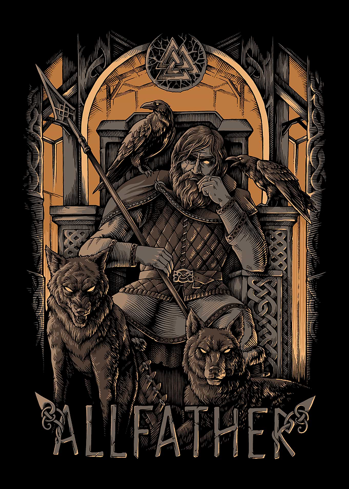 Allfather Odin Viking