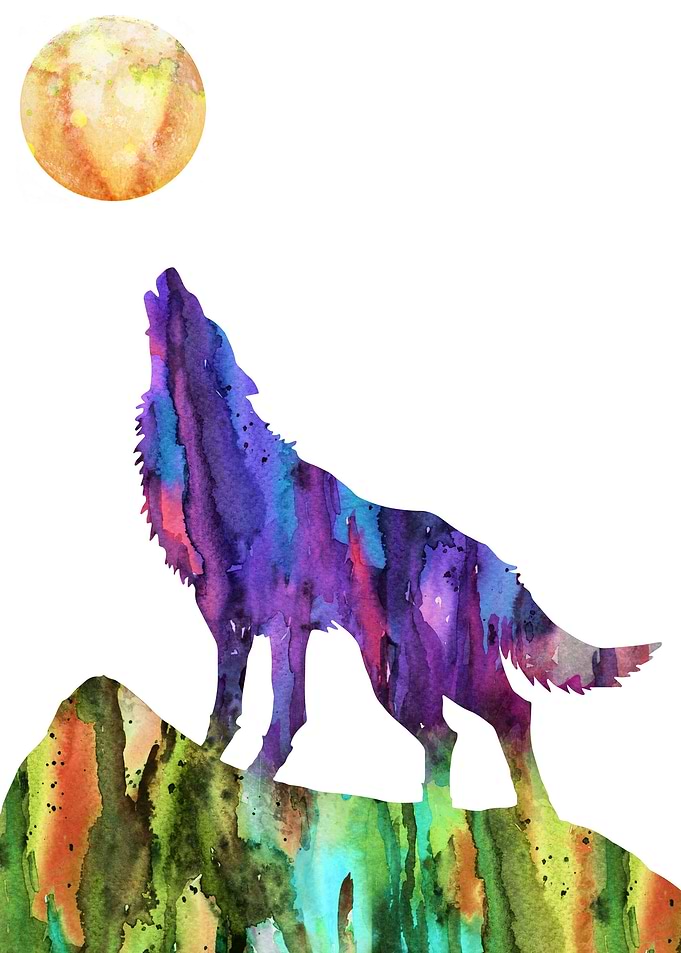 Howling wolf