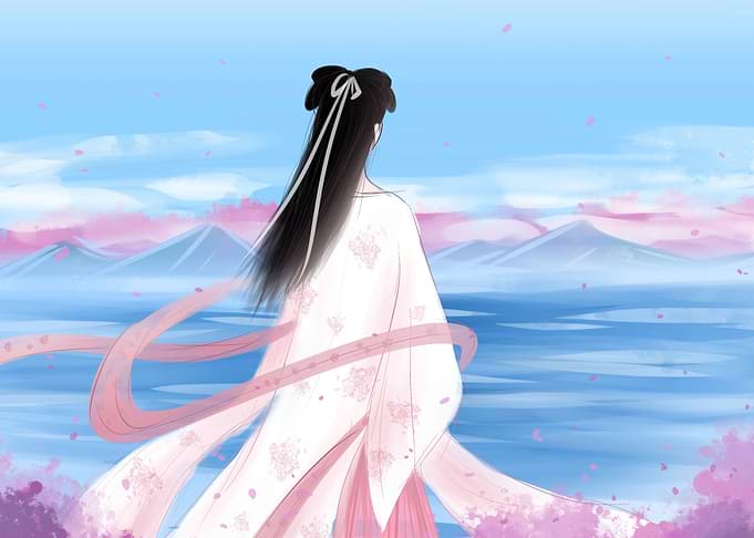 Chinese Girl landscapes