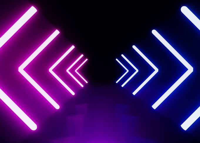 Neon retro style 80s