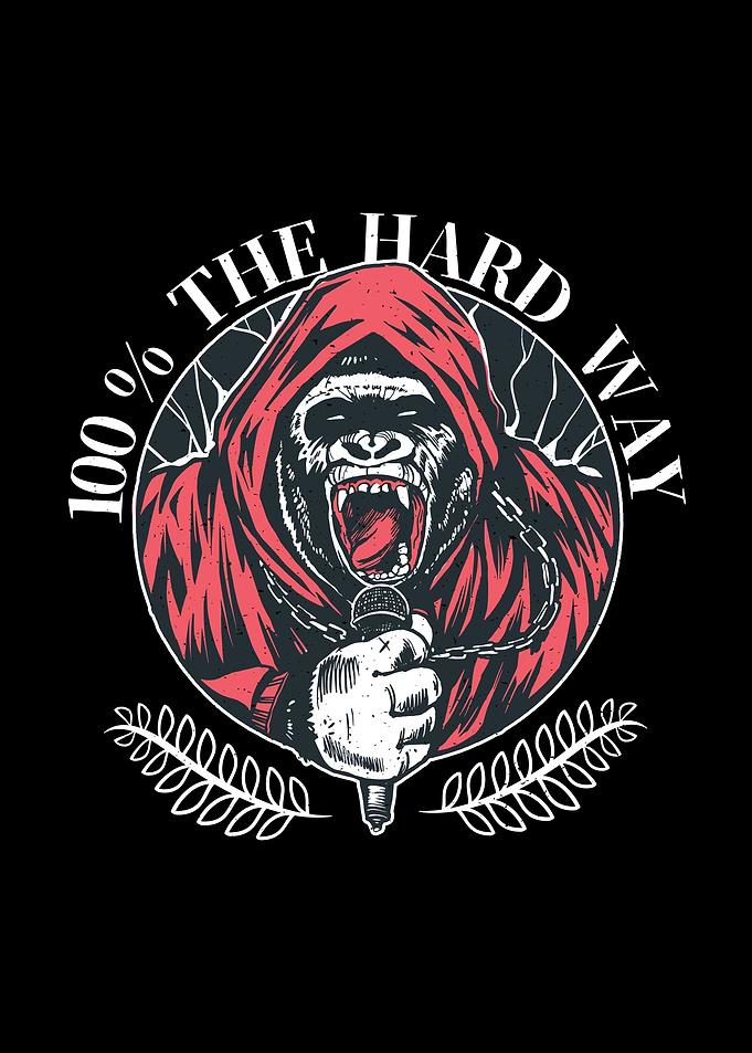 Hardcore music gorilla