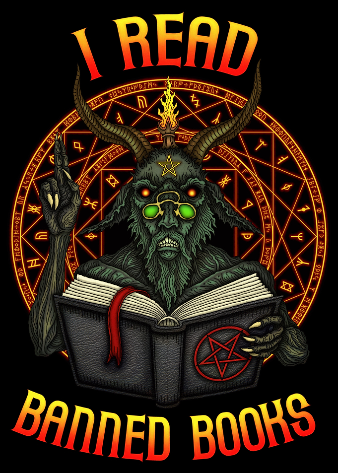 Banned Books Baphomet